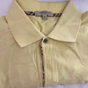 Burberry ~ Light yellow polo